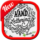 Hand Lattering Name icône