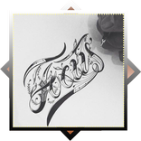 Handbeschriftung Design