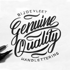 Hand Lettering Desain ikon