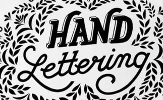 Hand Lettering Desain penulis hantaran
