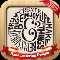 Hand Lettering Designs Poster