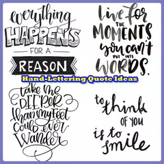 Hand Lettering Quote Ideas