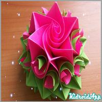 Handmade Paper Flower Affiche