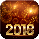 Happy New Year 2018 - Fireworks Live Wallpaper APK