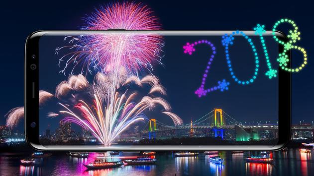 Happy New Year 2018 Fireworks Live Wallpaper For Android Apk