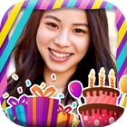 Happy Birthday Frame For Pictures Photo Editor icône