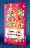 Happy Birthday Card Maker capture d'écran 1