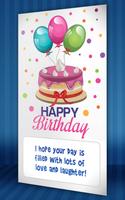 Happy Birthday Card Maker capture d'écran 3