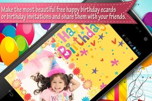 Happy Birthday Photo Frames اسکرین شاٹ 1