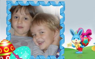 Happy Easter Photo Frames Affiche