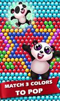 Panda bubble shooter Affiche