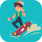 آیکون‌ Happy Wheels skater