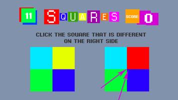 Squares 2D Affiche