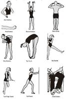 Fitness And Bodybuilding Exercises poster