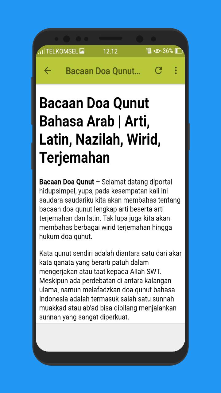 Bacaan Doa Qunut Subuh Lengkap Mp3 For Android Apk Download