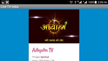 Live TV India Channels & Movie capture d'écran 3