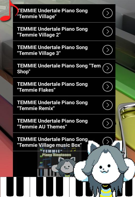 Temmie Tem Piano Ringtones For Android Apk Download - undertale temmie roblox