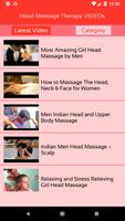 Head Massage Therapy VIDEOs ảnh chụp màn hình 1