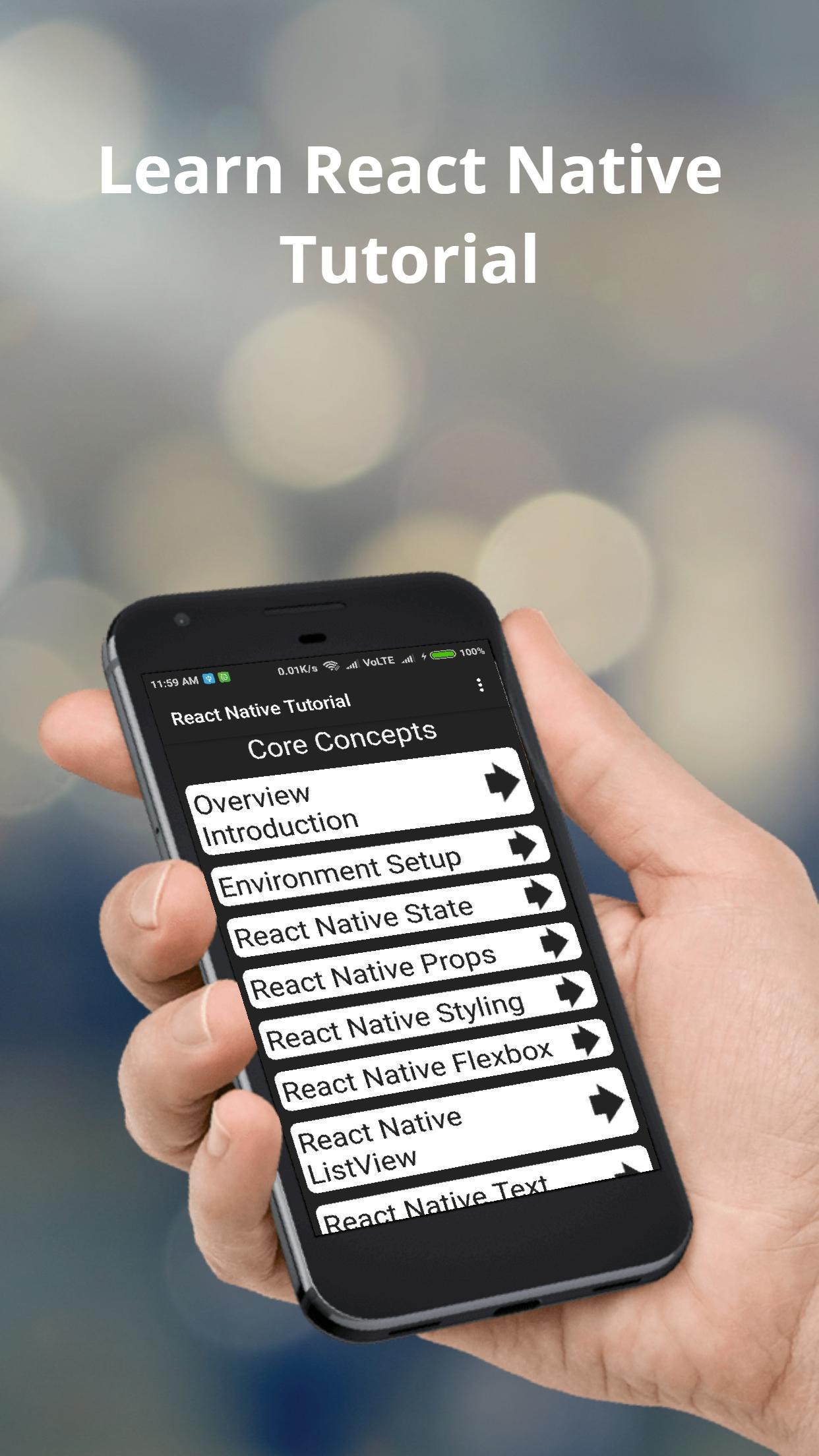 React Native Tutorial Apk For Android Download React Native Tutorial Apk For Android Download