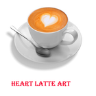 Coeur Latte Art icône