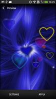 Hearts Live Wallpaper پوسٹر