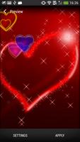 Hearts Live Wallpaper اسکرین شاٹ 1