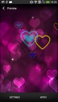 Hearts Live Wallpaper اسکرین شاٹ 2