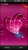 Hearts Live Wallpaper اسکرین شاٹ 3