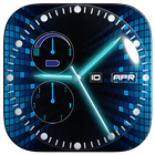 Analog Clock Wallpaper App simgesi