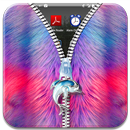 Fluffy Zipper Lock Screen APK