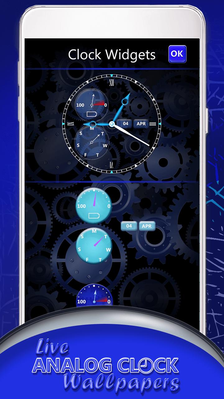 Android 用の アナログ時計ライブ壁紙 Apk をダウンロード