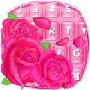 Pink Flower Keyboard Themes APK