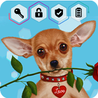 آیکون‌ Chihuahua Dog Little Cute Puppy HD Wallpaper Lock