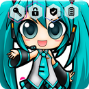 Hatsune Pop Music Cute Kawaii Girl HD App Lock APK