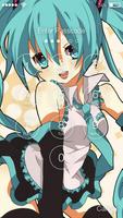 Hatsune Pop Music Cute Kawaii Girl HD App Lock capture d'écran 1