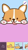 Kawaii Little Corgi Wallpaper Screen App Lock capture d'écran 1