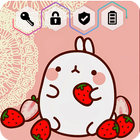 Kawaii Wallpaper Cute Bunny 4K Rabbit HD App Lock icône