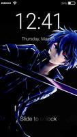 Kirito Sword Anime HD Art Online Screen Lock plakat