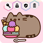 Pusheen Kawaii Cat Kitten Anime Wallpaper App Lock icono