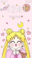 Sailor Kawaii Moon Anime Cute Wallpaper App Lock Affiche