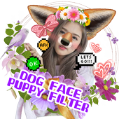 Selfie Puppy Dog Face Filter icon