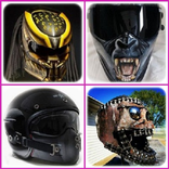 desain helm  unik