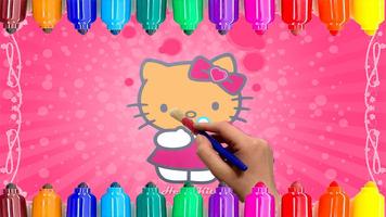 Coloring - for H.Kitty পোস্টার