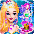 Princesse Mermaid Birthday Party - fée magique icône