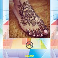 Henna Mehndi Foot Design syot layar 3