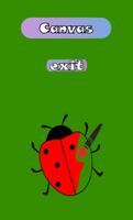 Ladybug (ladybird) paint app Affiche