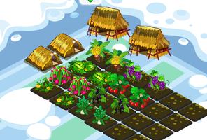 3 Schermata Fruit and vegetable farm Games