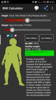 BMI Calculator capture d'écran 1