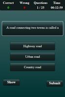 Highway Engineering Quiz screenshot 1