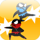 Jumping Ninja Fight : Two Player Game 圖標